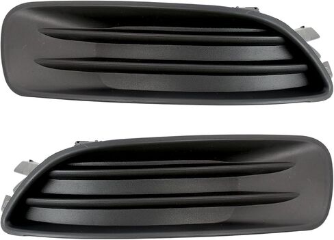 2Pcs Fog Light Cover Set Compatible with Toyota Corolla CE/LE 2003-2004, Front Bumper Accessories Driver & Passenger Side Left/Right Hand Black Part 5212802060 TO1038103, 5212702070 TO1039103 in Saudi Arabia