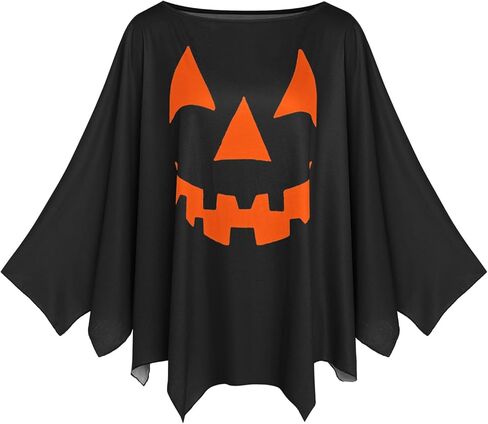 Women's Halloween Costumes Spider Web Poncho Shawl Cape Rave Party Cosplay Tops Blouse in Saudi Arabia