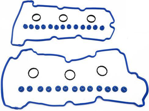 Engine Valve Cover Gasket Set Compatible with Ford Escape V6 3.0L 2006 2007 2008 Replacement for Mazda Tribute 3.0L V6 2005 2006 05 06 07 08 Replace VS50708R in Kuwait