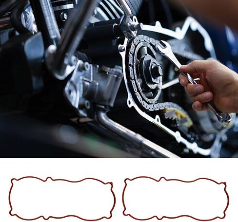 2 Pieces Valve Cover Gaskets Set Repair Kit VS50080 Gasket Auto Parts Replacement for GM 6 Cylinder 3800 Series in Saudi Arabia