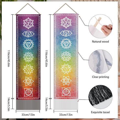 SUPERDANT Snake Tarot Tapestry Floral Moon Wall Art Tapestry Moon Sun Wall Blanket 2 Tapestries Long Hanging with Tassel Design for Living Room Bedroom Dorm Halloween Decor Gifts in Saudi Arabia