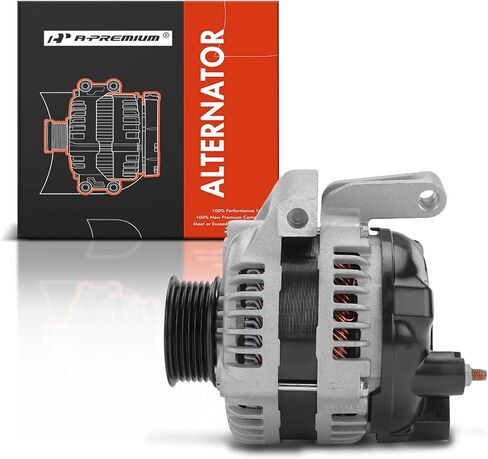 A-Premium Alternator Compatible with Chevrolet Impala 2006 2009-2011, Monte Carlo 2006, 12V 150A 6-Groove Pulley Clockwise in Saudi Arabia