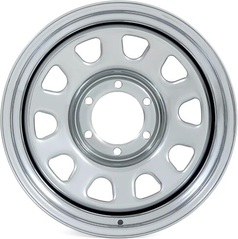 Rough Country Chrome Wheel | 17x9 | 6x5.5 | 4.25 Bore | -12 (17 x 9. inches /6 x 5 inches, -12 mm Offset) in Saudi Arabia