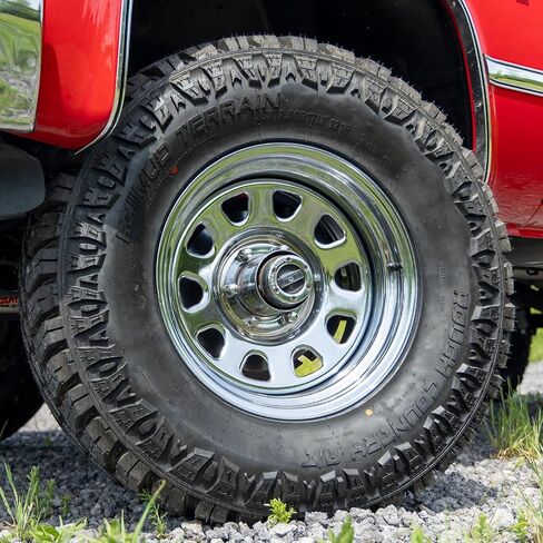 Rough Country Chrome Wheel | 17x9 | 6x5.5 | 4.25 Bore | -12 (17 x 9. inches /6 x 5 inches, -12 mm Offset) in Saudi Arabia