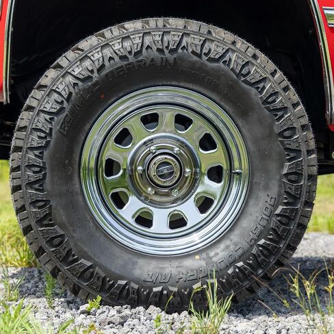 Rough Country Chrome Wheel | 17x9 | 6x5.5 | 4.25 Bore | -12 (17 x 9. inches /6 x 5 inches, -12 mm Offset) in Saudi Arabia