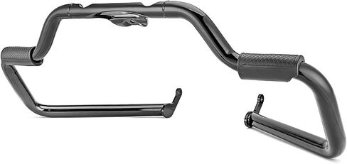 Wsays Engine Guard Front Highway Crash Bars Mustache Compatible with Harley Softail Fat Boy Street Bob Breakout Fat Bob Low Rider 2018-2025, Chrome in Saudi Arabia
