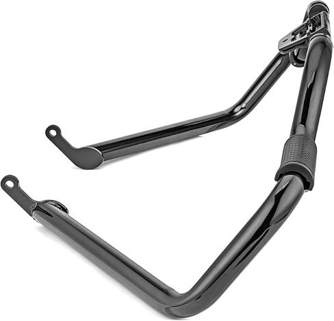 Wsays Engine Guard Front Highway Crash Bars Mustache Compatible with Harley Softail Fat Boy Street Bob Breakout Fat Bob Low Rider 2018-2025, Chrome in Saudi Arabia