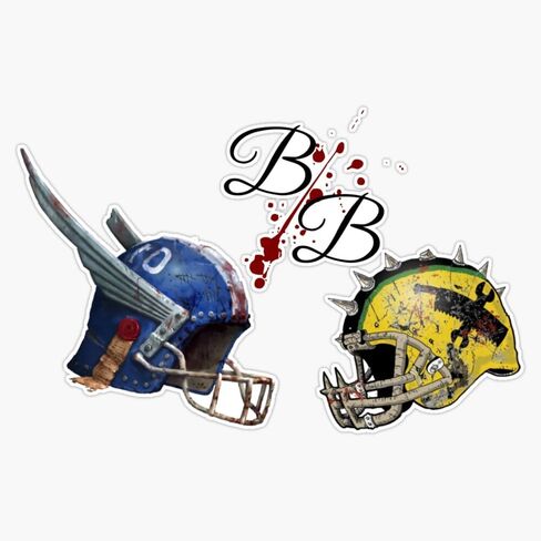 MAGNET Blood Bowl Magnetic Vinyl Sticker Decal Magnet 5" in Saudi Arabia