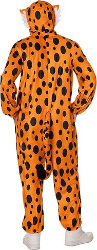 Spirit Halloween Cheetos Adult Chester Cheetah Union Suit Costume | Officially Licensed | Easy Costumes in Saudi Arabia