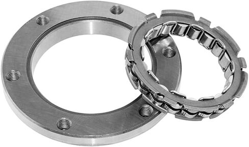 Road Passion Starter Clutch Flywheel Flange & One Way Bearing Replacement for YAMAHA YFM350 Warrior 350 1987-2006/YFM350 Moto 4 1987-1995/YFM350 Raptor 2005-2012 in Saudi Arabia