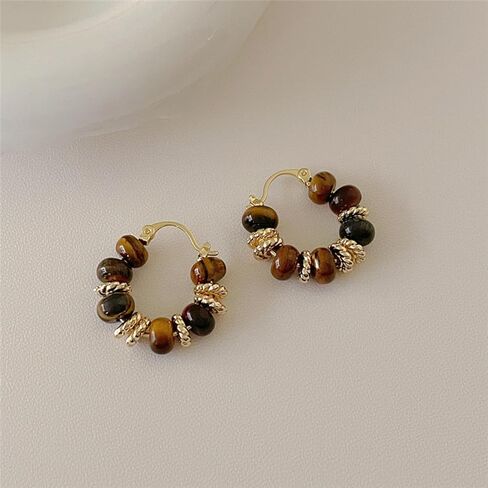 Ladies Amber Crystal Earrings, Cubic Zirconia Hypoallergenic Earrings, Ladies' birthday and Valentine's Day Gifts in Saudi Arabia