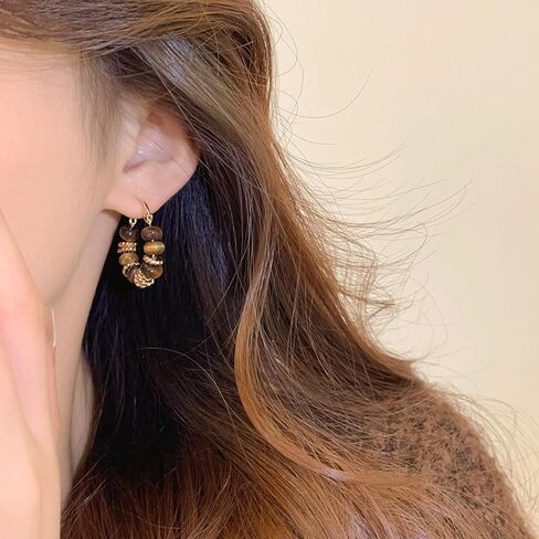 Ladies Amber Crystal Earrings, Cubic Zirconia Hypoallergenic Earrings, Ladies' birthday and Valentine's Day Gifts in Saudi Arabia