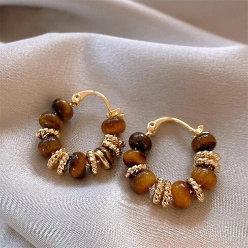 Ladies Amber Crystal Earrings, Cubic Zirconia Hypoallergenic Earrings, Ladies' birthday and Valentine's Day Gifts in Saudi Arabia