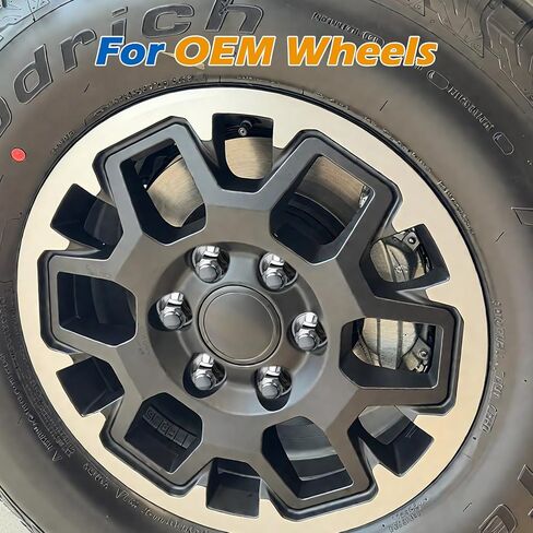 Dynofit 14x1.5 Wheel Lug Nuts Compatible with Toyota Lexus,OEM Mag Washer for Tacoma 4Runner Land Cruiser Sequoia LX600,One-Piece Design 21mm Hex Lug Nuts,Replace OE 90942-A1007|01121 (24PCS Black) in Saudi Arabia
