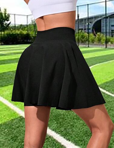 Women High-Waisted Flared Skirt Comfortable and Stylish Pleated Mini Skirt in Saudi Arabia