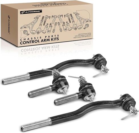 A-Premium Set of 4, Front Inner & Outer Tie Rod End Kit, Compatible with Chevrolet Tracker 1998-1998 & Geo Tracker 1989-1997 & Suzuki Sidekick 1989-1998 in Saudi Arabia