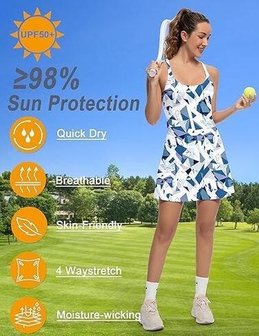 Women Dress Sports Sleeveless with Zip Collar Athletic Tank One-Piece Outfits for Golf Tennis Workout and Outdoor Activities in Saudi Arabia