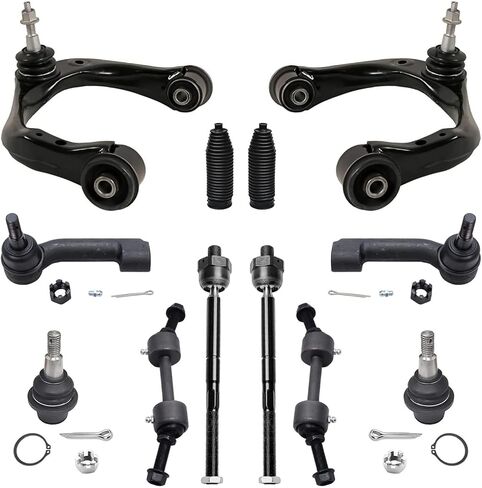 Detroit Axle - 2WD Front End Suspension Kit for 2015 2016 2017 Ford F-150, Upper Control Arms Lower Ball Joint Tie Rods Boots Sway Bars Replacement - 12pc Set in Saudi Arabia