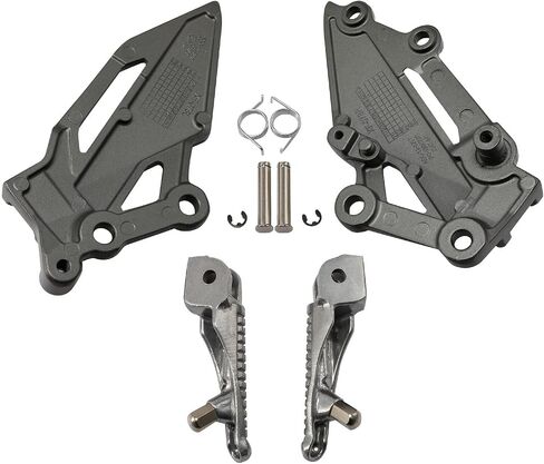 XMT-MOTO Front Driver Foot Pegs Rest Bracket Fit For Kawasaki Ninja 300 EX300 2013-2017 in Saudi Arabia