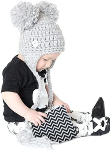 Baby Paper Original Crinkle Teether and Sensory Toy for Babies and Infants | Gray Dot | Non-Toxic, Washable | Great for Baby Showers in Kuwait