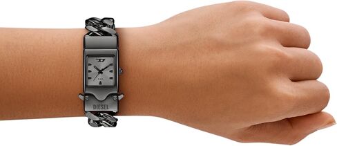 Diesel Men's Closer Three-Hand Gunmetal Stainless Steel Watch (Model: DZ2227) in Saudi Arabia