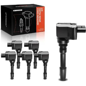 A-Premium Engine Ignition Coil Pack Compatible with Porsche Cayenne 2015-2018 3.6L, Macan 2015-2016 3.6L, Panamera 2014-2016 3.0L in Kuwait