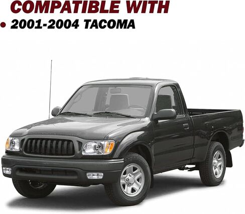 JSBOYAT Headlight Assembly Replacement for 2001-2004 Toyota Tacoma Corner Signal Light + Bumper Light Chrome Housing & Amber Reflector in Saudi Arabia