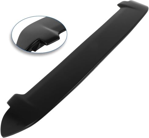 SCITOO ABS Spoiler for 2006-2008 for Honda Fit Trunk Spoiler Roof Lip Kit, Rear Spoiler Wing, Car Rear Spoiler Exterior Rear Spoiler Kit (Matte Black) in Saudi Arabia