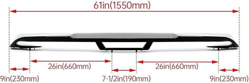 HECASA Trunk Spoiler Compatible with 2015-2023 Ford Mustang V6 V8 Shelby GT EcoBoost Base Coupe 2-Door, Rear Spoiler Wing Trunk Spoiler Lid Wing Painted ABS Plastic Black in Saudi Arabia