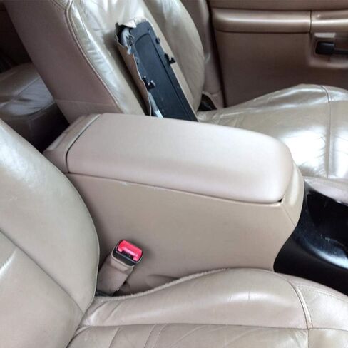 غطاء مسند ذراع وحدة التحكم المركزية الأمامية من CHEDA متوافق مع Ford Explorer 1997 1998 1999 2000 2001 / Fit Mercury Mountaineer 1997-2001/ Fit Sport Trac 2001-2002 (بيج) in Saudi Arabia