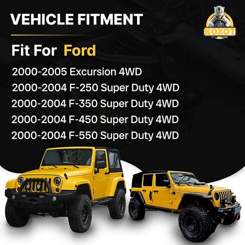 K80274 K80273 2PCS Front Stabilizer Sway Bar End Links Compatible With Fit for Ford 2000 2001 2002 2003 2004 2005 Excursion F-250 F-350 F-450 F-550 SD in Saudi Arabia