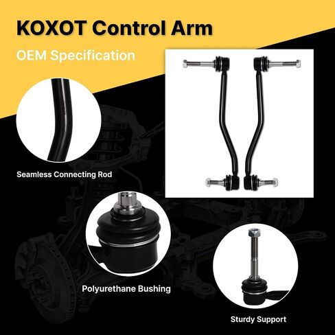 K80274 K80273 2PCS Front Stabilizer Sway Bar End Links Compatible With Fit for Ford 2000 2001 2002 2003 2004 2005 Excursion F-250 F-350 F-450 F-550 SD in Saudi Arabia