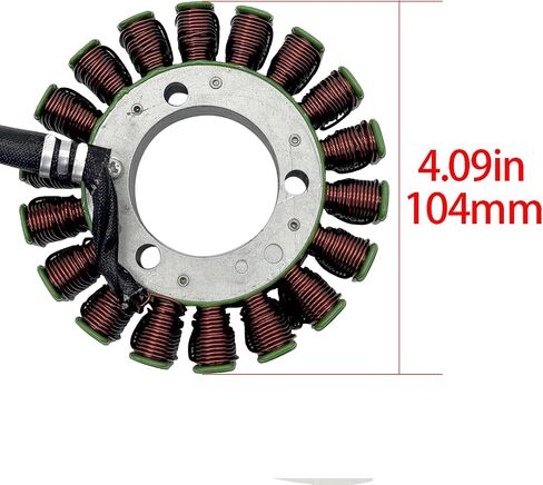 18 أقطاب مغناطيسي لفافة ثابتة لاستبدال 250cc 260cc CN250 CH250 النخبة Roketa محرك تبريد المياه ATV سكوتر المحرك in Saudi Arabia