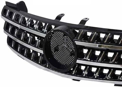 Bumper Grille Compatible with 2005 2006 2007 2008 Mercedes Benz ML63AMG ML320 ML350 ML550 Upper Mesh Bumper Grille in Saudi Arabia