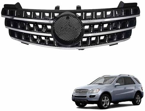 Bumper Grille Compatible with 2005 2006 2007 2008 Mercedes Benz ML63AMG ML320 ML350 ML550 Upper Mesh Bumper Grille in Saudi Arabia