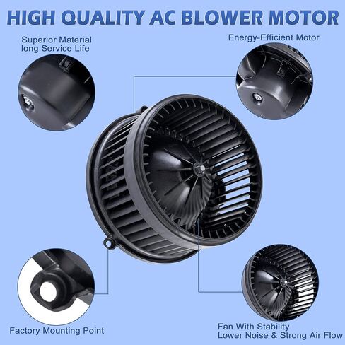 AC Heater Blower Motor Assembly with Fan Cage 700211 15781505 Compatible with 2006-2017 Chevy Equinox Compatible with 2012-2015 Captiva Sport Compatible with 2010-2017 GMC Terrain in Saudi Arabia