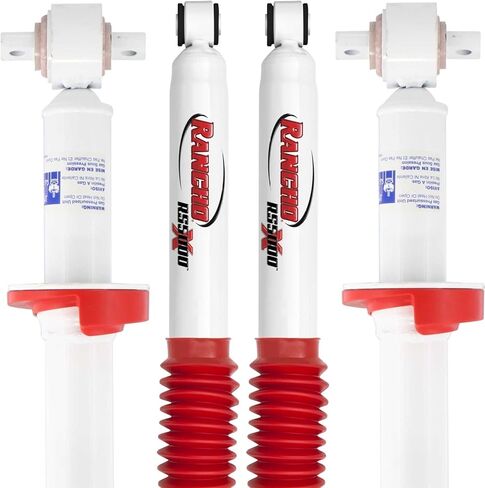 Pair of RS5000X Series Rear Shocks fits 2015 2020 F150 4WD with 0" Lift & Leaf Rear Spring | Improves Handling & Performance | Built to Last | Includes TrendsAuto Decal in Saudi Arabia
