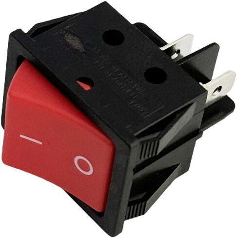 On/Off Switch Air Compressor F2S20VWD 20 Gal New Replacement Parts for HUS KY - Rocker Switch, Manual Operation, Black with Red in Saudi Arabia