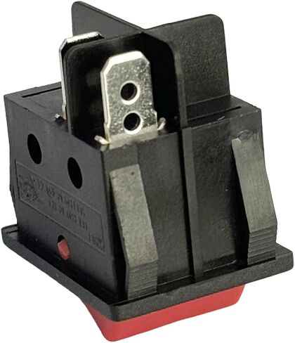 On/Off Switch Air Compressor F2S20VWD 20 Gal New Replacement Parts for HUS KY - Rocker Switch, Manual Operation, Black with Red in Saudi Arabia