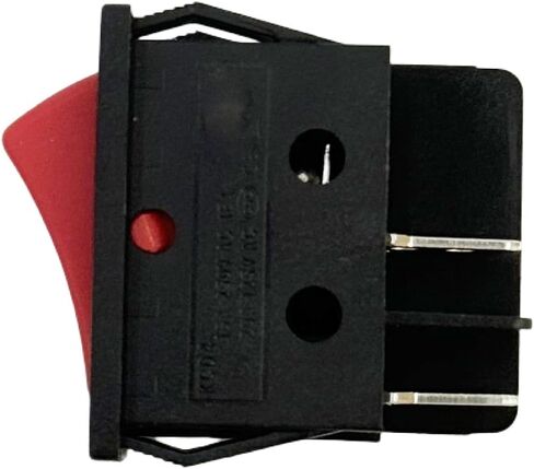 On/Off Switch Air Compressor F2S20VWD 20 Gal New Replacement Parts for HUS KY - Rocker Switch, Manual Operation, Black with Red in Saudi Arabia