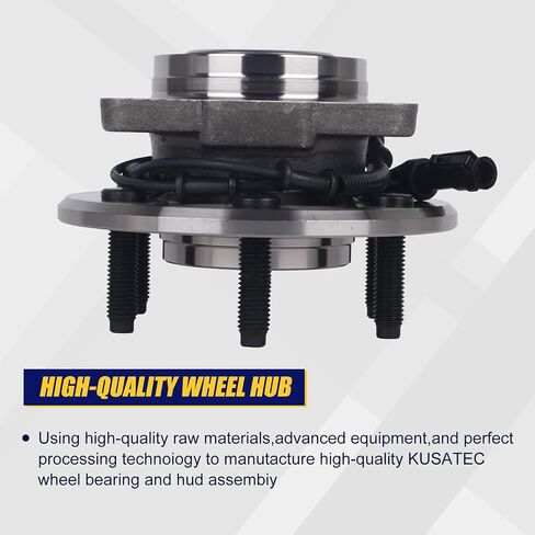 KUSATEC 541001 Rear Wheel Bearing and Hub Assembly Compatible with 2003-2006 Ford Expedition, Lincoln Navigator, 6 Lug Bolts w/ABS in Saudi Arabia