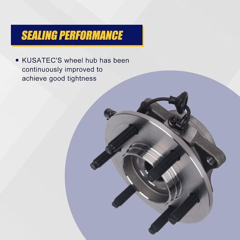 KUSATEC 541001 Rear Wheel Bearing and Hub Assembly Compatible with 2003-2006 Ford Expedition, Lincoln Navigator, 6 Lug Bolts w/ABS in Saudi Arabia