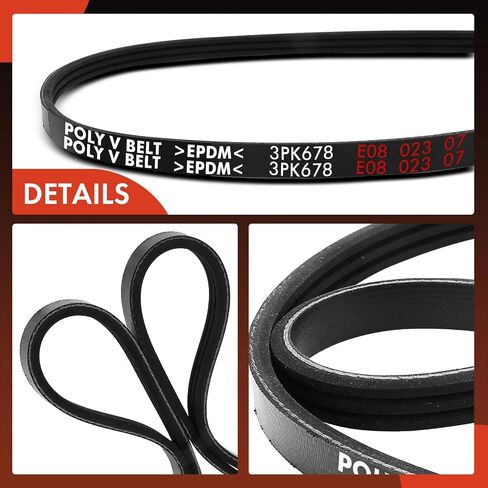 A-Premium Engine Serpentine Drive Belt Compatible with Ford, Mazda & Mercury Cars - Escape, Taurus, Mystique, Sable, Contour, 6, Tribute, MPV, Cougar, Mystique, Sable - V6 2.5L 3.0L in Saudi Arabia