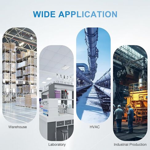 RS485 Temperature and Humidity Transmitter Modbus RTU Temp Sensor Analog,Humidity Probe Monitor Measurement Range -40℃ to 125℃ High Accuracy DC 5‑24V for HVAC,Farm,Industry in Kuwait