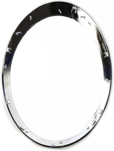 PartsFlow Headlight Trim Ring Right Passenger Side Chrome For 2007 2008 2009 2010 2011 2012 2013 2014 2015 Mini Cooper 51137149906 in Saudi Arabia