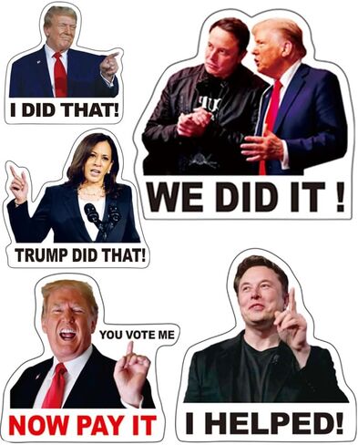 200 قطعة من ملصقات Truomp I Did That Anti MAGA، ملصق مضحك من UWHENBO مقاوم للماء ليس من السهل إزالته، لا توجد أوراق متبقية، ملصق مضحك لبضائع MAGA in Kuwait