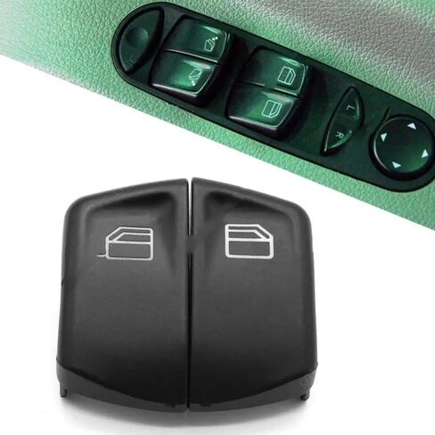 2/1pcs Car Power Window Switch Button Cover Right+Left for Benz Vito W639 2003-2015 Sprinter MK2 W906 2005-2015(1PC) in Saudi Arabia