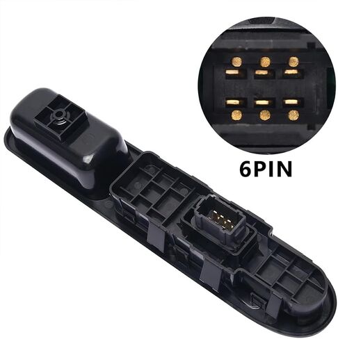 Car Interior Accessory Auto Window Car Door Handle Armrest Switch Driver Side Control Switch Panel for Peugeot 207 2006-2018(Black) in Saudi Arabia