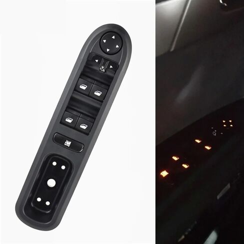 for Peugeot 407 Glass Lifter Main Switch Power Window Control Panel 6554.ER 96468704XT 6554ER 6554 ER 2004-2010 in Saudi Arabia