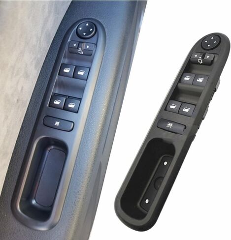for Peugeot 407 Glass Lifter Main Switch Power Window Control Panel 6554.ER 96468704XT 6554ER 6554 ER 2004-2010 in Saudi Arabia